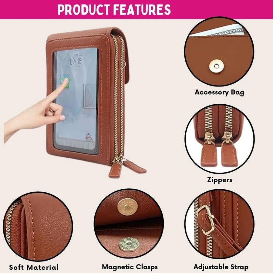 Premium Touch Screen Women's Bag ( Anti-theft RFID Protection )